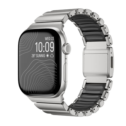 Apple Watch 42mm Zore KRD-151 Metal Silikon Kordon