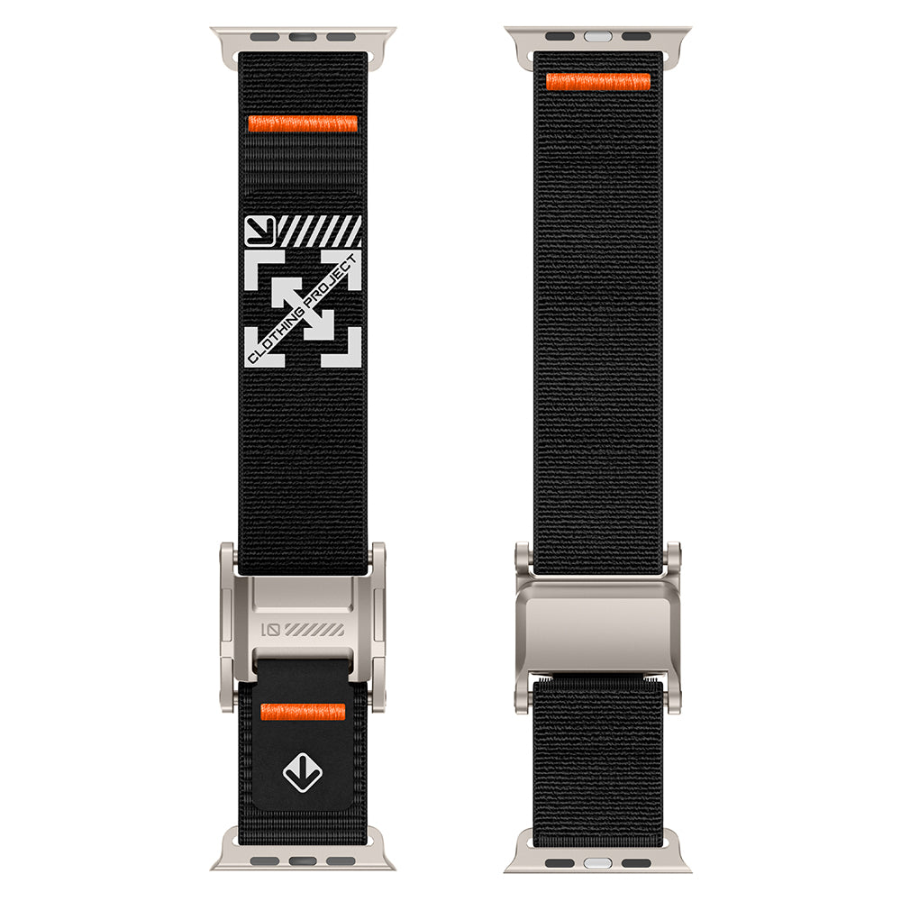 Apple Watch 42mm Zore KRD-154 Naylon Kumaş Hasır Örgülü Kordon