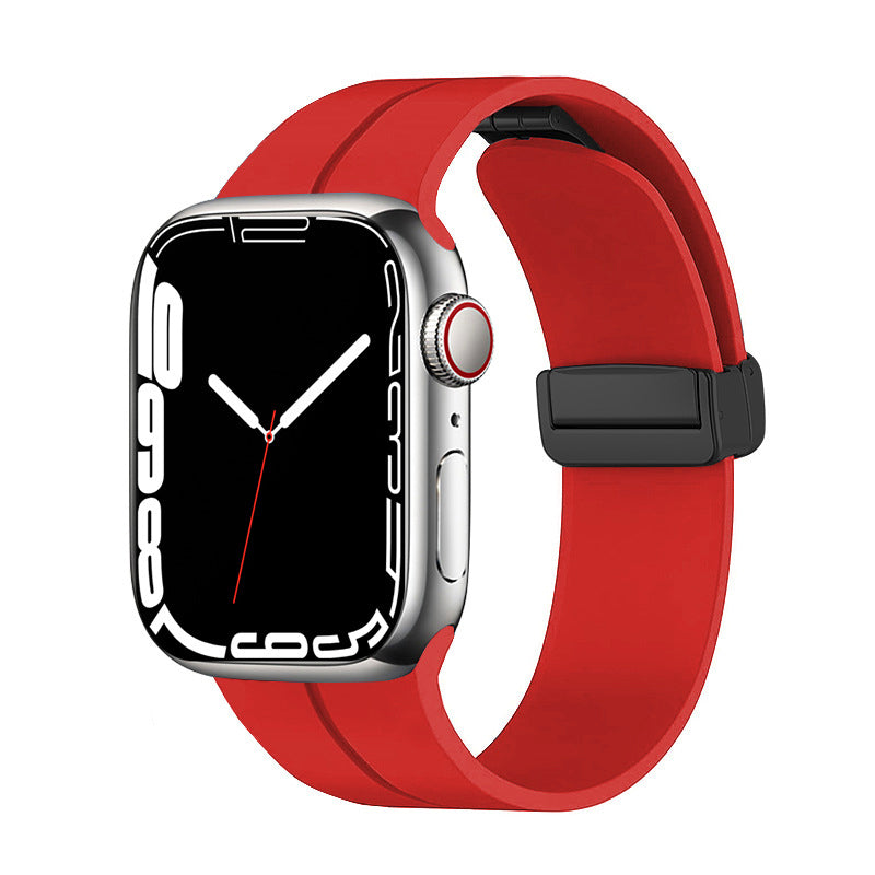 Apple Watch 42mm Zore KRD-84 Silikon Kordon Siyah