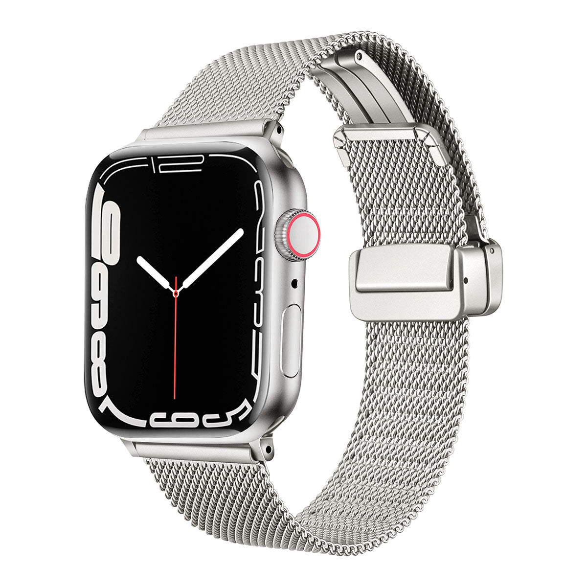 Apple Watch 42mm Zore KRD-85 Metal Kordon Gümüş