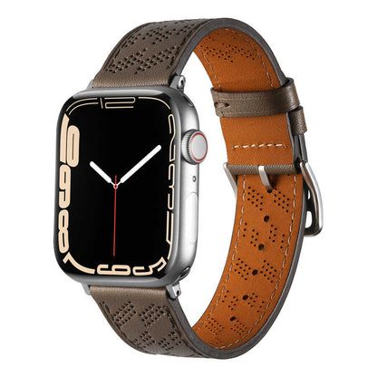 Apple Watch 44mm KRD-76 PU Deri Kordon Strap Kayış