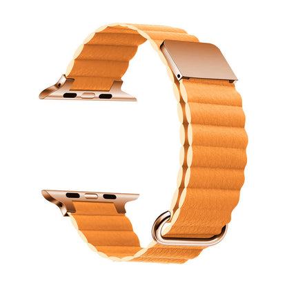 Apple Watch 44mm KRD-78 PU Deri Kordon Strap Kayış