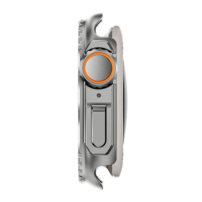 Apple Watch 44mm to Apple Watch Ultra 49mm Kasa Dönüştürücü Zore Watch Gard 33 Gri