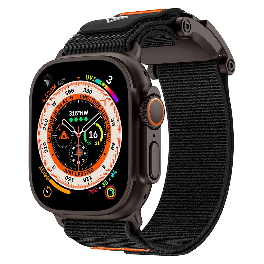 Apple Watch 44mm Zore KRD-154 Naylon Kumaş Hasır Örgülü Kordon