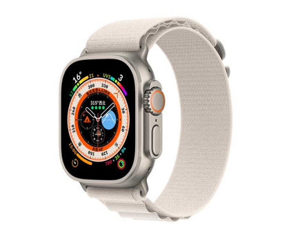 Apple Watch 44mm Zore KRD-74 Hasır Kordon Açık Mavi