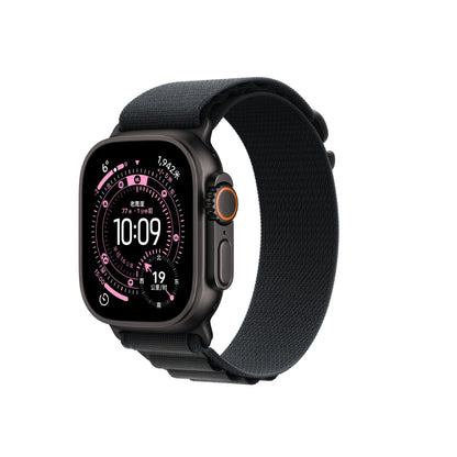 Apple Watch 44mm Zore KRD-74 Hasır Kordon Siyah-Füme