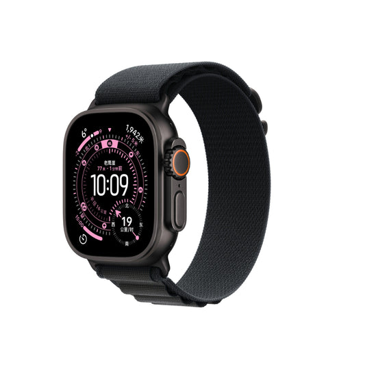 Apple Watch 44mm Zore KRD-74 Hasır Kordon Siyah-Füme