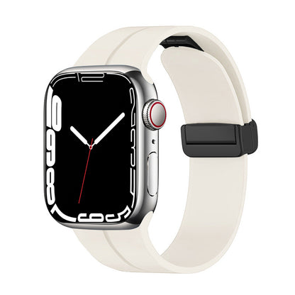 Apple Watch 44mm Zore KRD-84 Silikon Kordon Soft White