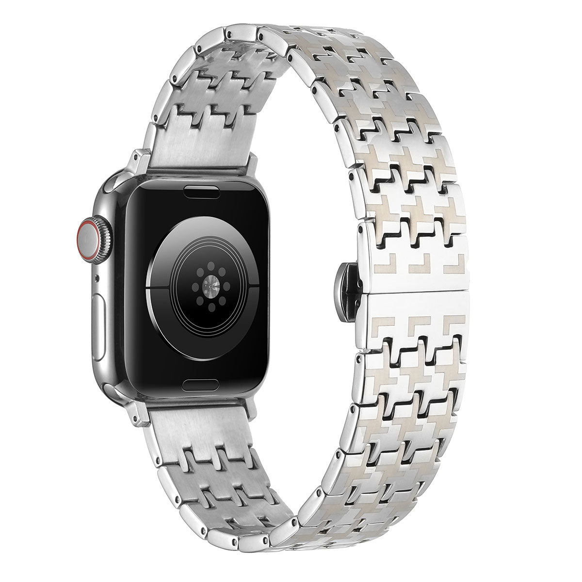 Apple Watch 44mm Zore KRD-86 Metal Kordon Gümüş