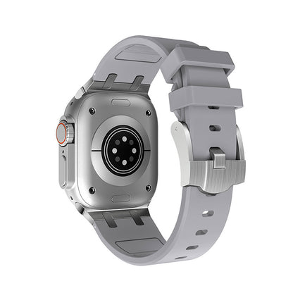 Apple Watch 44mm Zore KRD-89 Silikon Kordon Beyaz