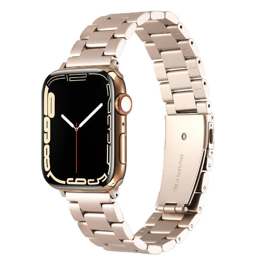 Apple Watch 44mm Zore KRD-93 Metal Kordon Starlight