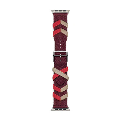 Apple Watch 44mm Zore KRD-97 Sarmal Örgü Tasarımlı Kordon Haki