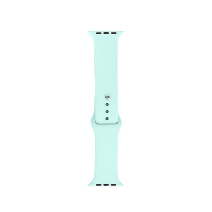Apple Watch 7 41mm Band Serisi Klasik Kordon Silikon Strap Kayış Emerald Green