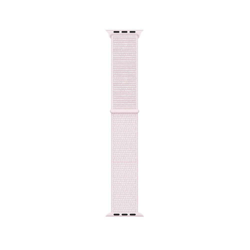 Apple Watch 7 41mm Kordon Band-03 Serisi Hasır Strap Kayış Pearl Pink