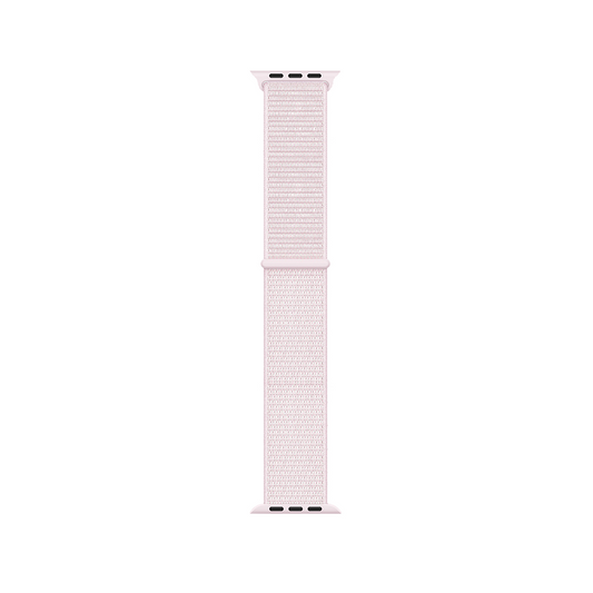 Apple Watch 7 41mm Kordon Band-03 Serisi Hasır Strap Kayış Pearl Pink