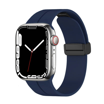 Apple Watch 7 41mm Zore KRD-84 Silikon Kordon Derin Mor