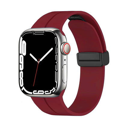 Apple Watch 7 41mm Zore KRD-84 Silikon Kordon Derin Mor