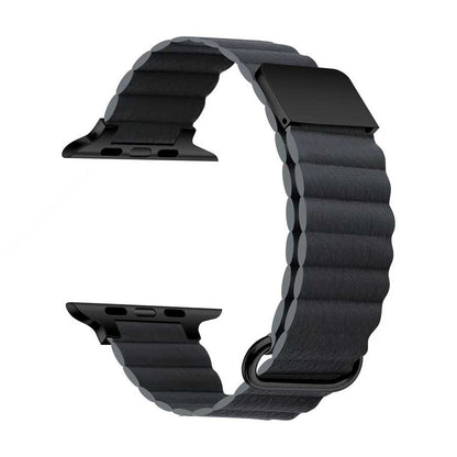Apple Watch 7 45mm KRD-78 PU Deri Kordon Strap Kayış