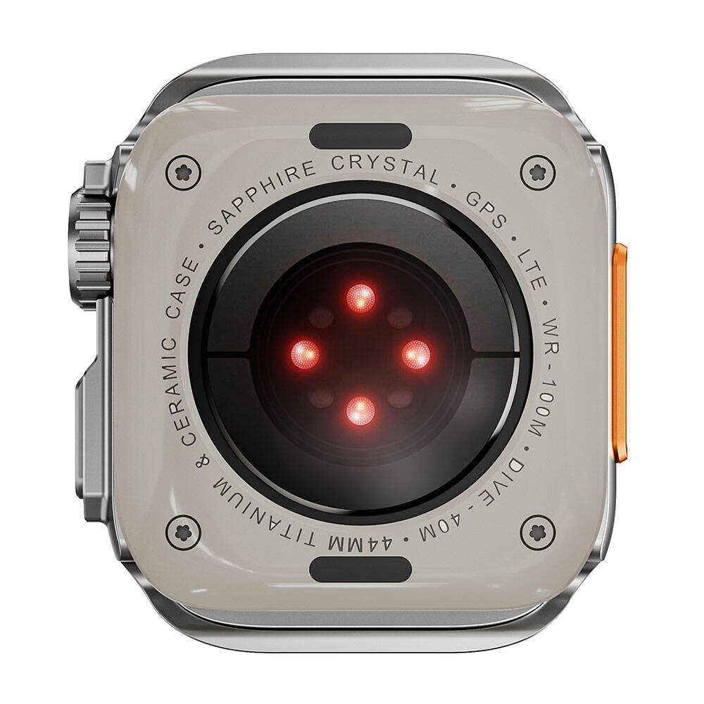 Apple Watch 7 45mm to Apple Watch Ultra 49mm Kasa Dönüştürücü Zore Watch Gard 33 Titanyum