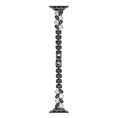 Apple Watch 7 45mm Zore KRD-103 Metal Kordon Siyah