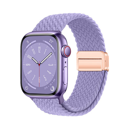 Apple Watch 7 45mm Zore KRD-134 Örgü Tasarımlı Hasır Kordon Strap Kayış