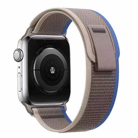 Apple Watch 7 45mm Zore KRD-77 Hasır Kordon Charcoal