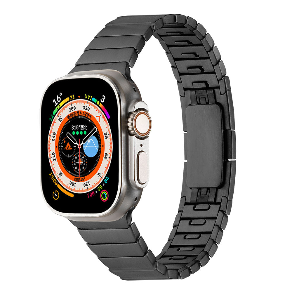 Apple Watch 7 45mm Zore KRD-82 Metal Kordon Gri