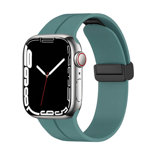 Apple Watch 7 45mm Zore KRD-84 Silikon Kordon Yeşil