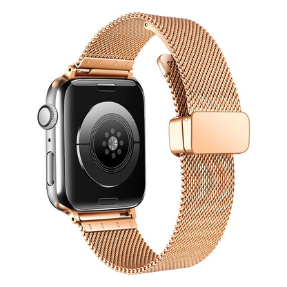 Apple Watch 7 45mm Zore KRD-85 Metal Kordon Siyah