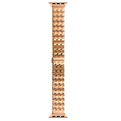 Apple Watch 7 45mm Zore KRD-86 Metal Kordon Rose Gold