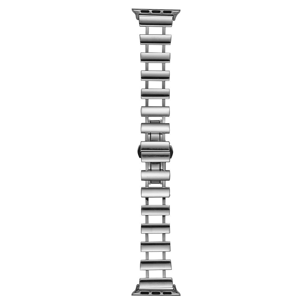 Apple Watch 7 45mm Zore KRD-96 Metal Kordon Starlight