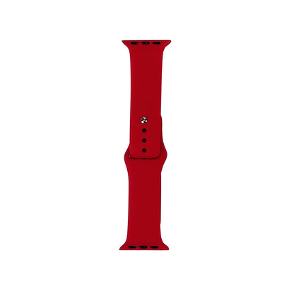 Apple Watch Ultra 49mm Band Serisi Klasik Kordon Silikon Strap Kayış Chinese Red
