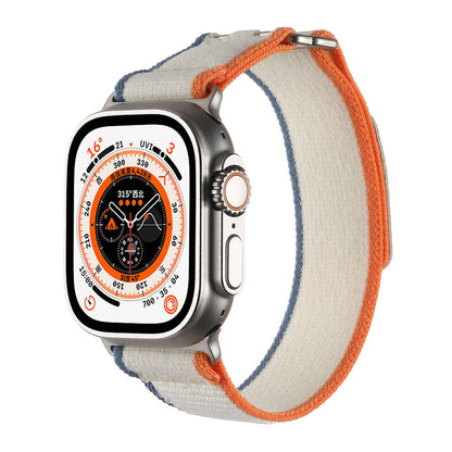 Apple Watch Ultra 49mm Hasır Kordon Zore KRD-106 Strap Kayış Lacivert