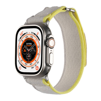 Apple Watch Ultra 49mm Hasır Kordon Zore KRD-106 Strap Kayış Yeşil
