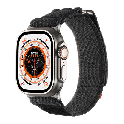 Apple Watch Ultra 49mm Hasır Kordon Zore KRD-106 Strap Kayış Yeşil