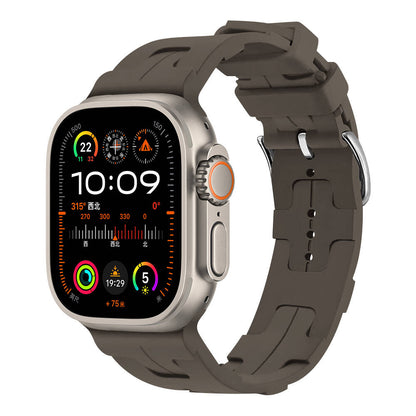 Apple Watch Ultra 49mm KRD-92 Silikon Kordon Haki
