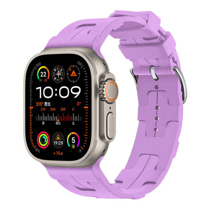Apple Watch Ultra 49mm KRD-92 Silikon Kordon Mor