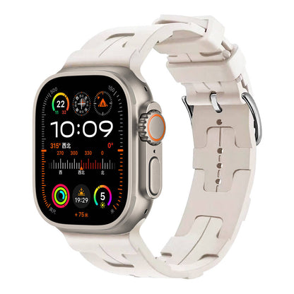 Apple Watch Ultra 49mm KRD-92 Silikon Kordon Starlight