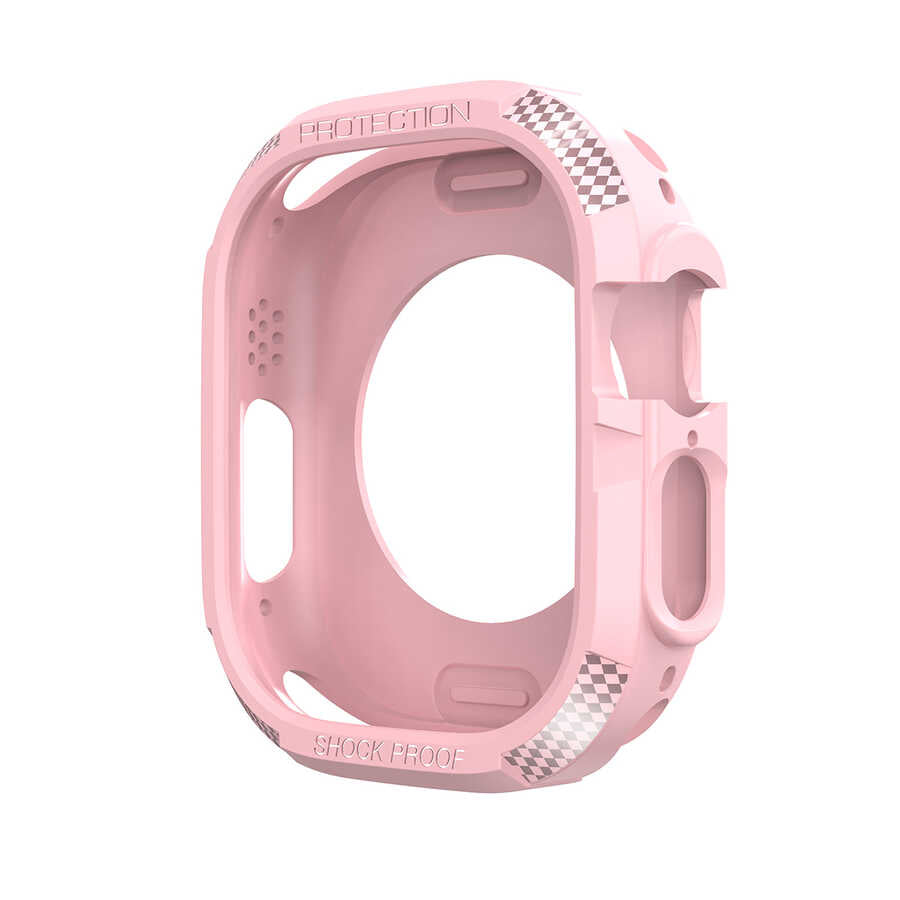 Apple Watch Ultra 49mm Silikon TPU Kasa Koruyucu Zore Watch Gard 17