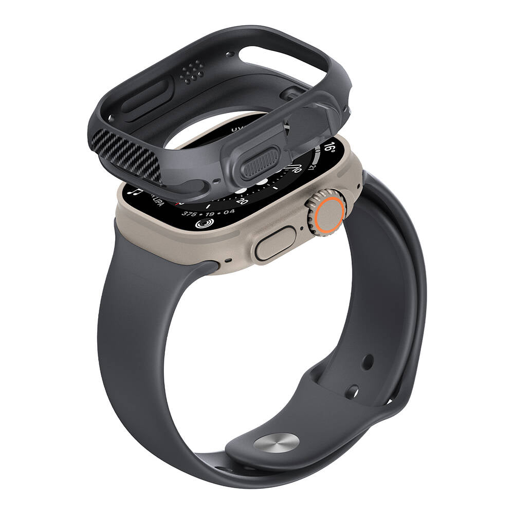 Apple Watch Ultra 49mm Silikon TPU Kasa Koruyucu Zore Watch Gard 31 Yeşil