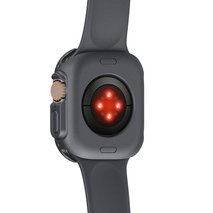 Apple Watch Ultra 49mm Silikon TPU Kasa Koruyucu Zore Watch Gard 31 Gri