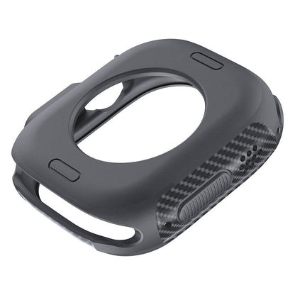 Apple Watch Ultra 49mm Silikon TPU Kasa Koruyucu Zore Watch Gard 31 Siyah