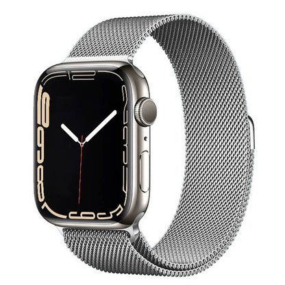Apple Watch Ultra 49mm Zore Band-01 Metal Kordon Gümüş