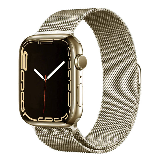 Apple Watch Ultra 49mm Zore Band-01 Metal Kordon Gold