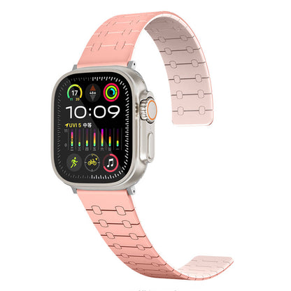 Apple Watch Ultra 49mm Zore KRD-111 Çizgili Desenli Silikon Kordon