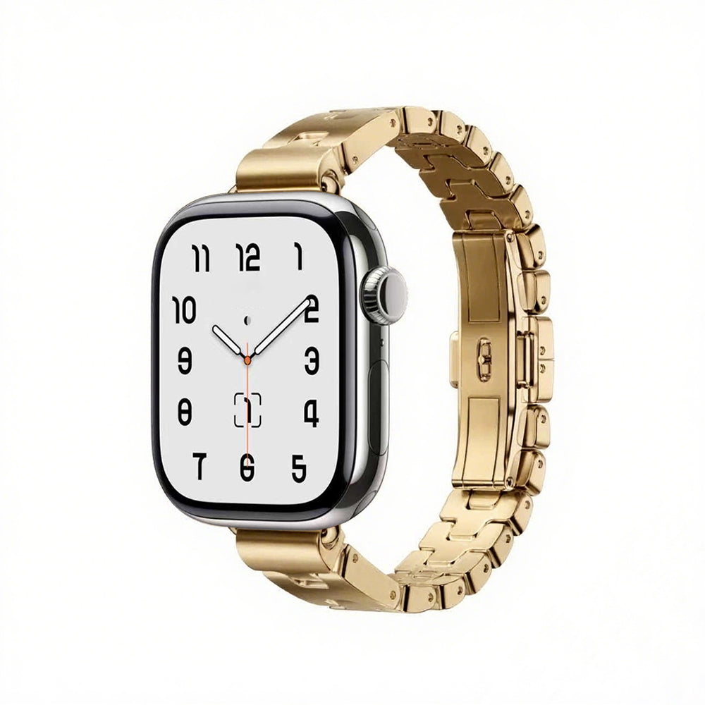 Apple Watch Ultra 49mm Zore KRD-150 Metal Kordon Gold