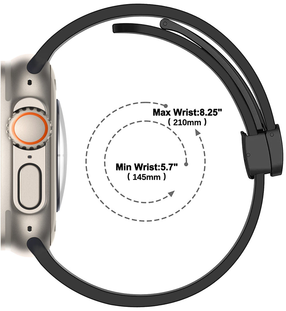 Apple Watch Ultra 49mm Zore KRD-84 Silikon Kordon Starlight