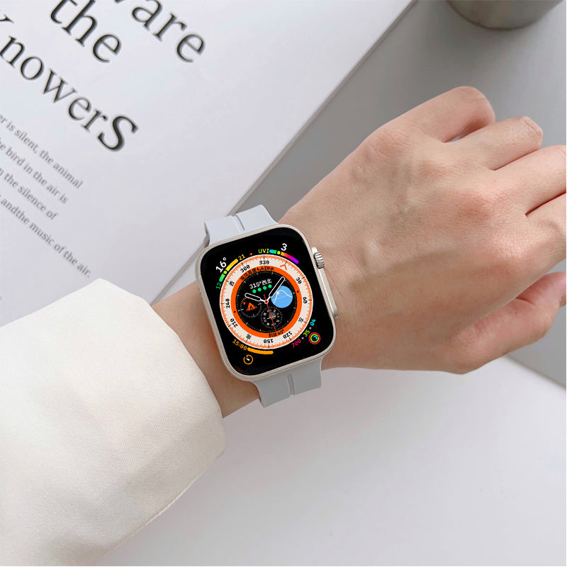 Apple Watch Ultra 49mm Zore KRD-84 Silikon Kordon Lila