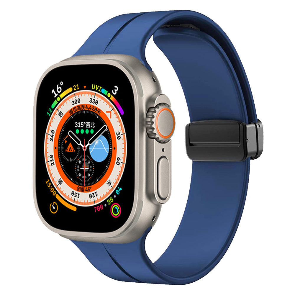 Apple Watch Ultra 49mm Zore KRD-84 Silikon Kordon Mavi