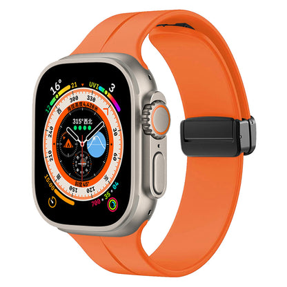 Apple Watch Ultra 49mm Zore KRD-84 Silikon Kordon Turuncu